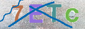 CAPTCHA (Şahıs Denetim Kodu) Resmi